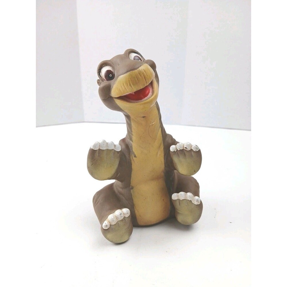 Vintage The Land Before Time Littlefoot Dinosaur Hand Puppet 1988 Pizza Hut Toy